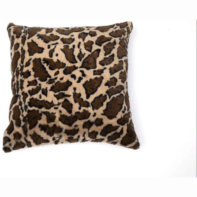 Dailyibed Sierkussens - luipaard - 50 x 50 cm - Set van 2 - Geprint Bruin
