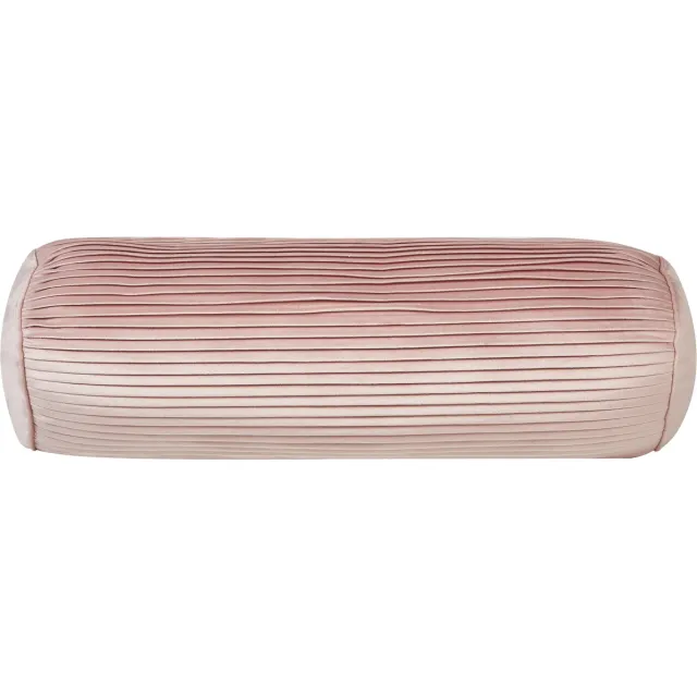 Beliani JONQUIL - Sierkussen - Roze - 22 x 60 cm - Fluweel