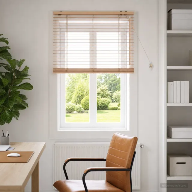 vidaXL Venetiaanse jaloezie Eiken Look 80 x 160 cm 35 mm Bruin