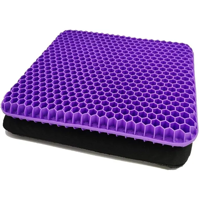Duraxl Zitkussen - Gel - Honingraat - Paars