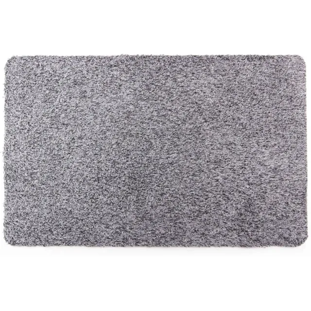 CleanWalk droogloopmat - 50x80 cm - katoen - lichtgrijs 870 - PVC backing
