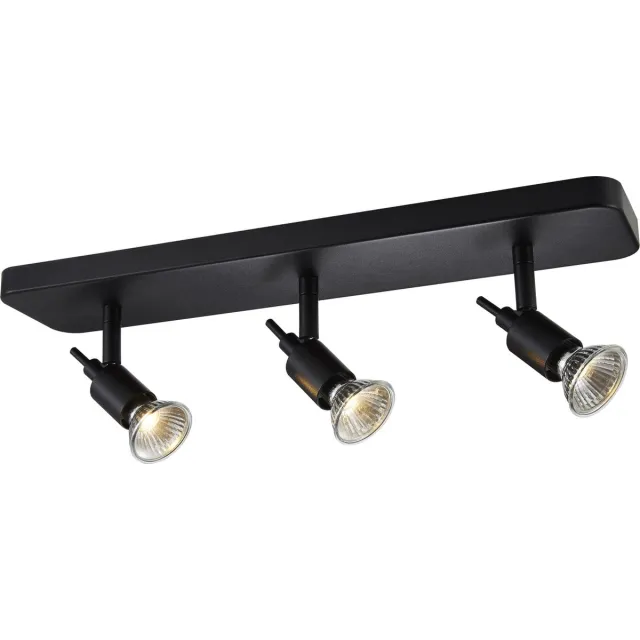 Fantasia Triton richtbare plafondlamp GU10, 1 lichtpunt, wit aluminium, 130x100x120 mm, IP20, excl. lichtbron