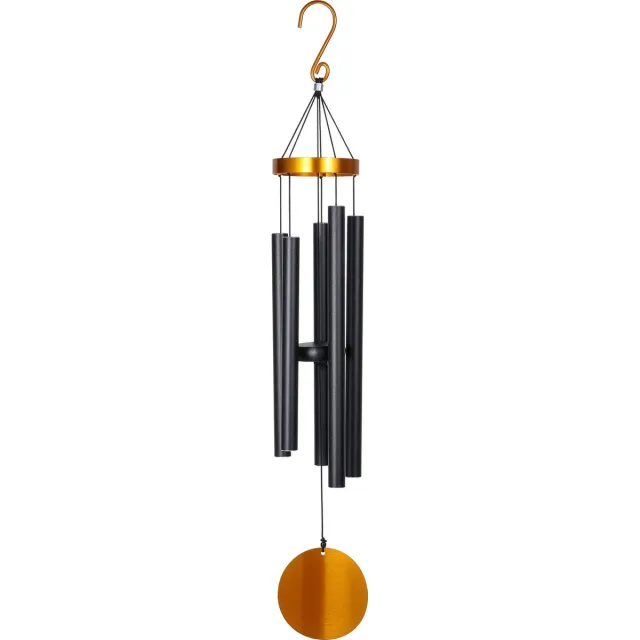 Nature's MelodyWagner Design Windgong, Nature's Melody, Aureole Tunes, MJT36GD, Zwart met Goud, ca 99cm