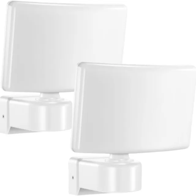 Adviti Set van 2 - Buitenlampen TOS - Tuinverlichting 4000K - Buitenverlichting met IP65 - Muurlamp 2200lm - Wandlamp buiten Antraciet