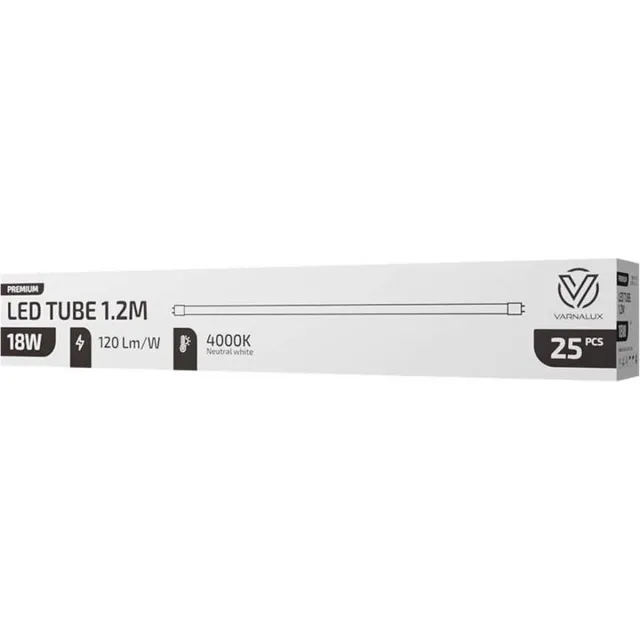 Varnalux 25st. VARNALUX LED BUIS 120CM PREMIUM 18W 4000K 120 lm/w Wit