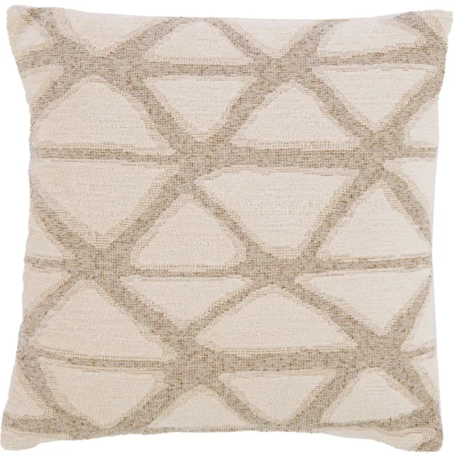 Light & Living sierkussen Muncie zand/crème (45x45 cm)