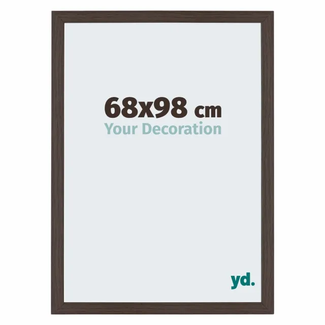 yd. Your Decoration - Fotolijst 68x98 cm - MDF - Eiken Donker - Mura