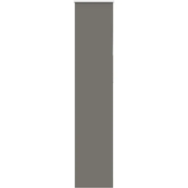 vidaXL Rolgordijn verduisterend 50x230cm stofbreedte 45,7 cm polyester grijs