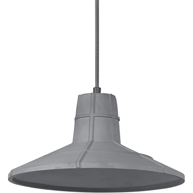 Osram DECOR Concrete Sala betonnen hanglamp, 325 mm, in donkergrijs, met metalen en betonnen behuizing, voor moderne binnenverlichting, flexibele armatuurkeuze dankzij de E27 fitting