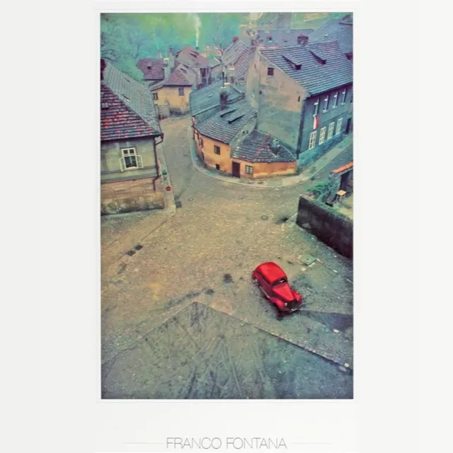 Catch Projecten Poster - Prague - F. Fontana - Kleur - Fotografie - Jaren 80 Zwart/wit