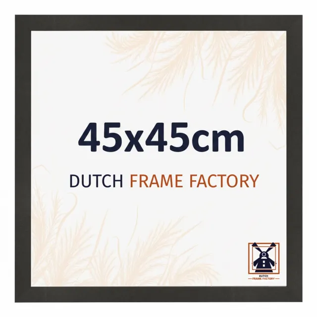 Dutch Frame Factory Fotolijst 45x45 cm - MDF - Zwart Mat - Benno