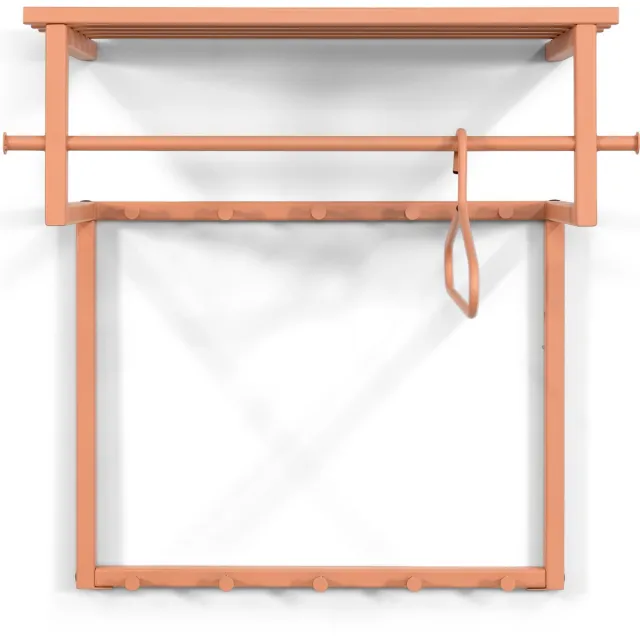 Spinder Design kapstok Rizzoli - Clay Terra - 10 haken - Staal