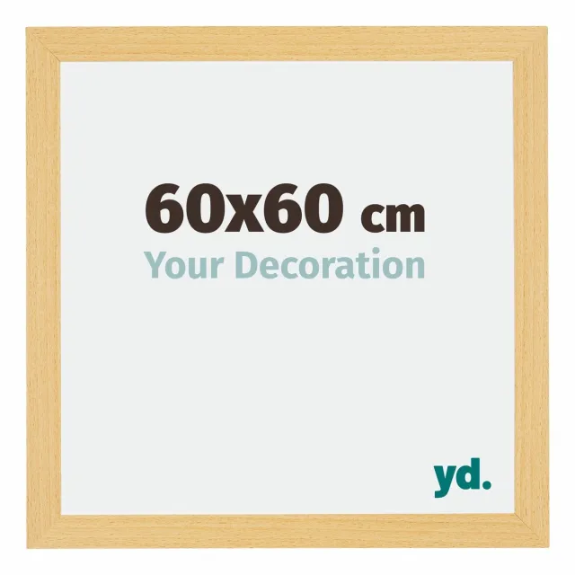 yd. Your Decoration - Fotolijst 60x60 cm - MDF - Beuken Decor - Mura