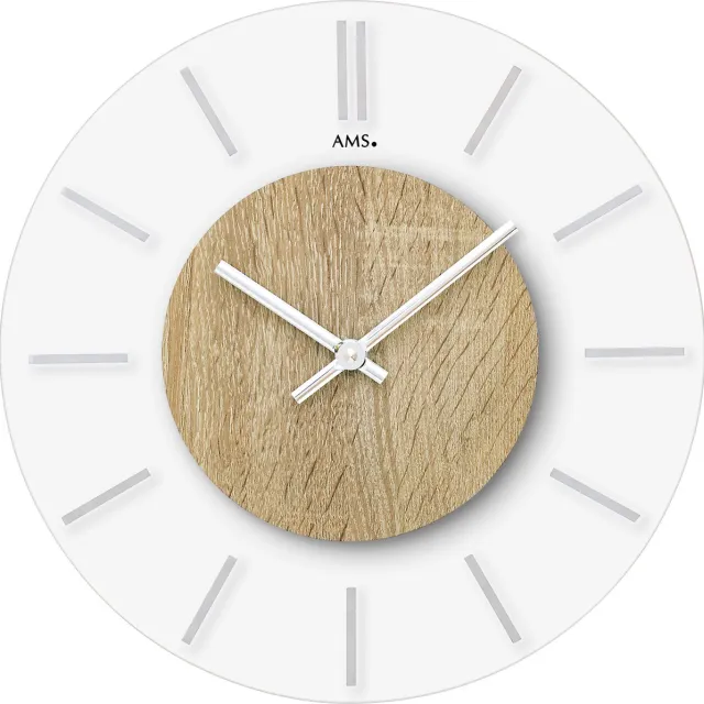 AMS 9660 Wandklok Bruin