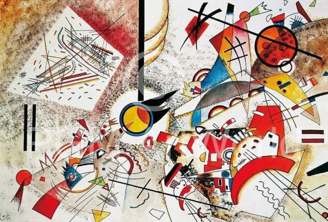PGM Kunstdruk Wassily Kandinsky - Sans titre 100x70cm Divers
