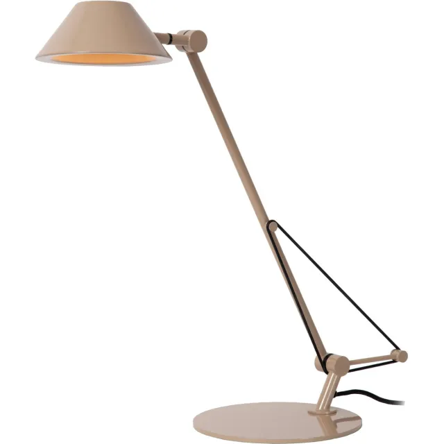 Lucide TERRY - Bureaulamp - LED - 1x8W 3000K - Taupe - Vibes