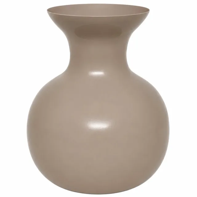 by Mooss Vaas Ø30 x 36 cm - Caramel - Hoogglans - Modern - Luxe - Design - Glanzend - Stijlvol - Elegant - Chique - Trendy - Decoratief - Woondecoratie