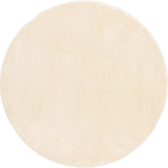 Snapstyle Luxe Langpolig Tapijt Harmony Rond Creme