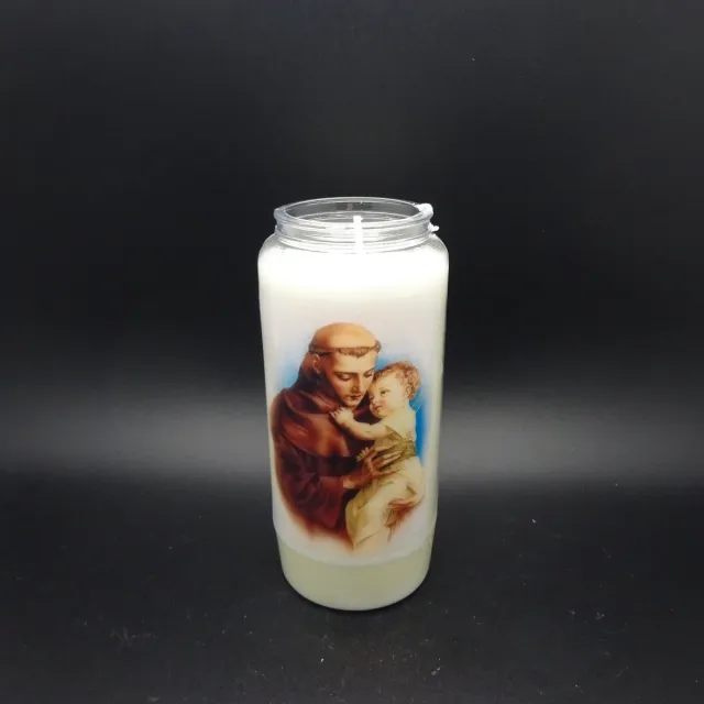 Partijhandel RODO Noveenkaars Heilige Man 002 - 6 dagen brander (5 stuks) wit
