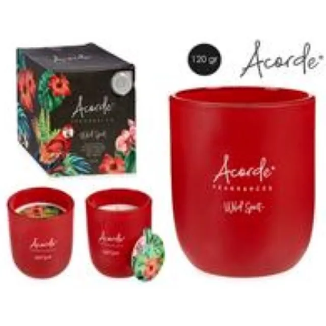 Acorde Geurkaars 3x Wild Spirit rood