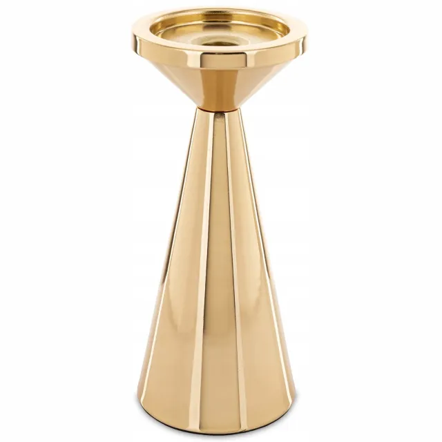 ArtPol Luxe Gouden Metalen Kandelaar 24 cm - Glamour Decoratie