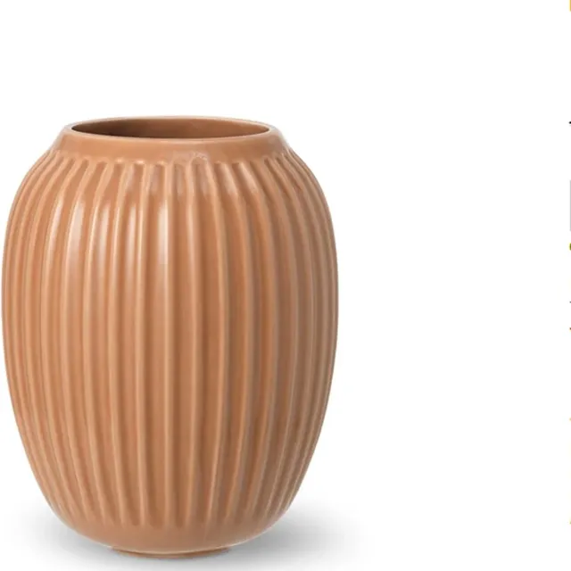 Kähler Hammershoi vaas H21cm caramel