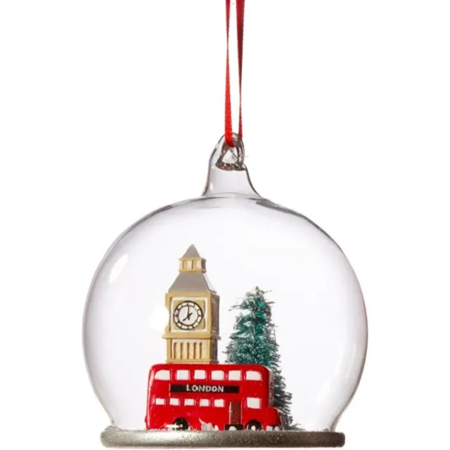 Sass London Dome kerstbal - Sass & Belle Rood