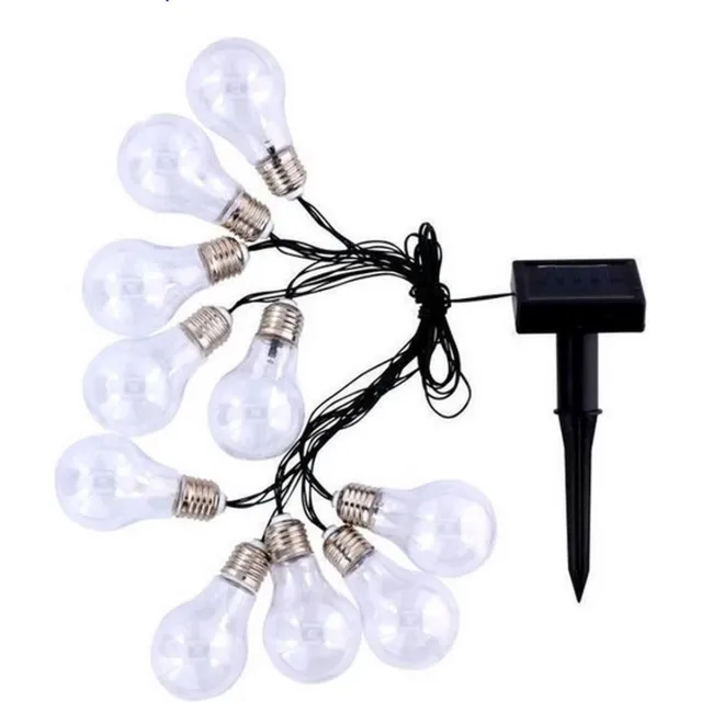 Gerimport Feestverlichting - Lichtsnoer met 10 gloeilampen - 40 leds - 4,4 mtr