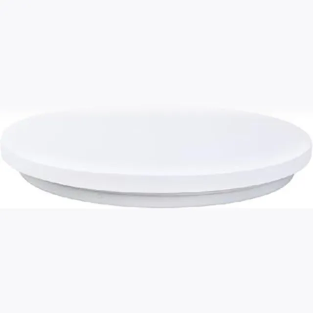 Horoz Electric LED Plafondlamp - Opbouw Rond 24W - Helder/Koud Wit 6400K - Mat Wit Aluminium - Ø330mm