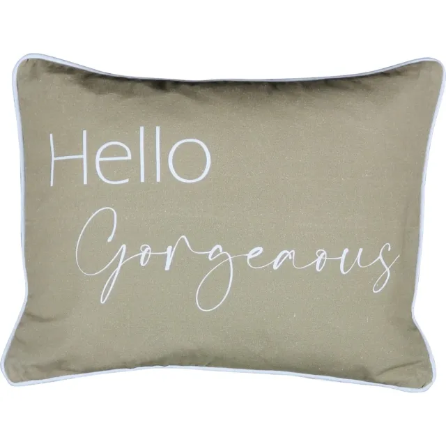 Mars & More Hello Gorgeous - sierkussen katoen - 35 x 45 cm Multi