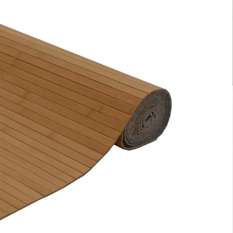 vidaXL Vloerkleed rechthoekig 80x300 cm bamboe bruin, foto 4