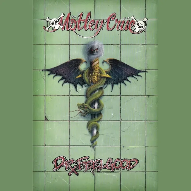 Rock Off Motley Crue Textiel Poster Flag Doctor Feelgood Multicolours