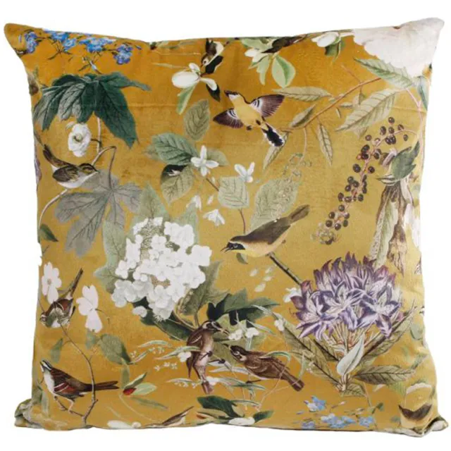 Kussen Yellow Bird Mosterd