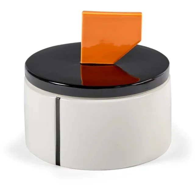 Serax Plan C Candela 02 geurkaars D17cm H16cm zwart / oranje meerkleurig