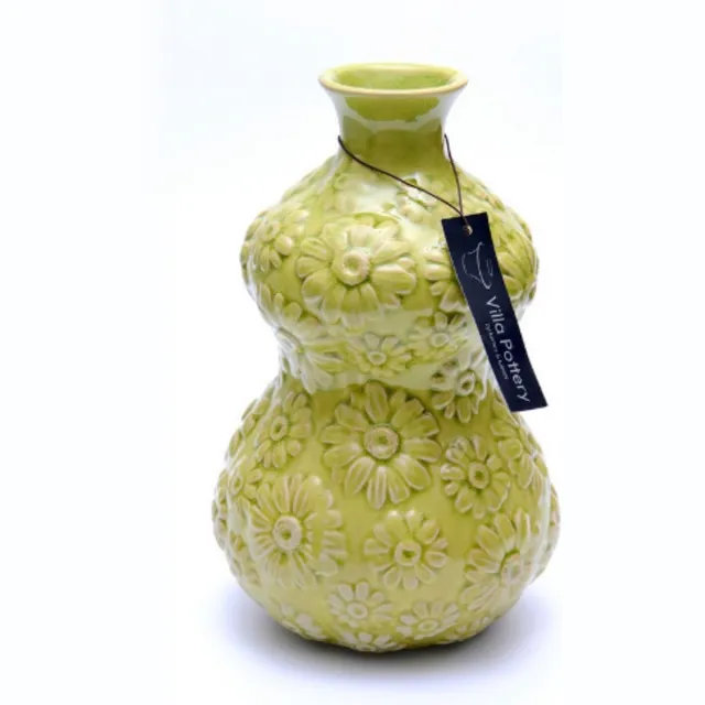 Villa Pottery Vaas - Villa Pottery - Decoratie - Woondecoratie - Keramiek - Bloemenvaas - Moederdag - Bloom y'r Room 1_3 Green Groen