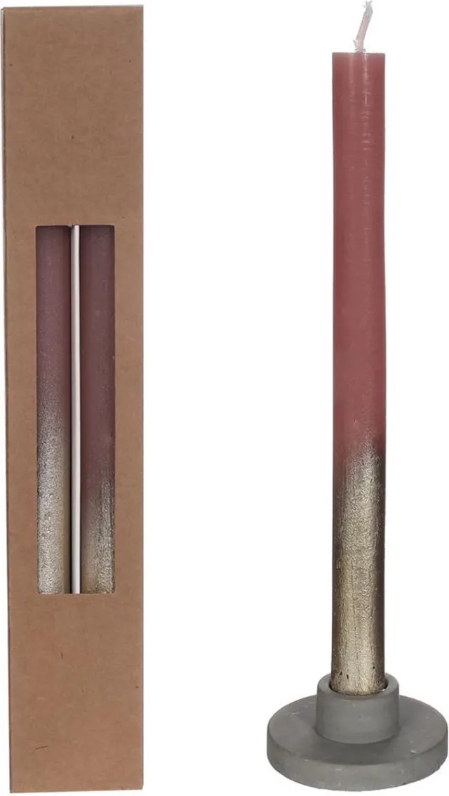 Ideas 4 Seasons DINERKAARS GOUD MAUVE roze