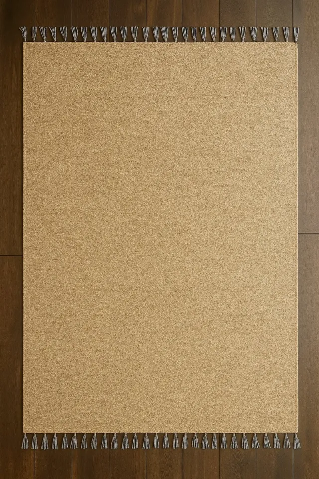 Kelima Handgemaakt Kelim Vloerkleed – Wol – 200 x 300 cm – Naturel beige
