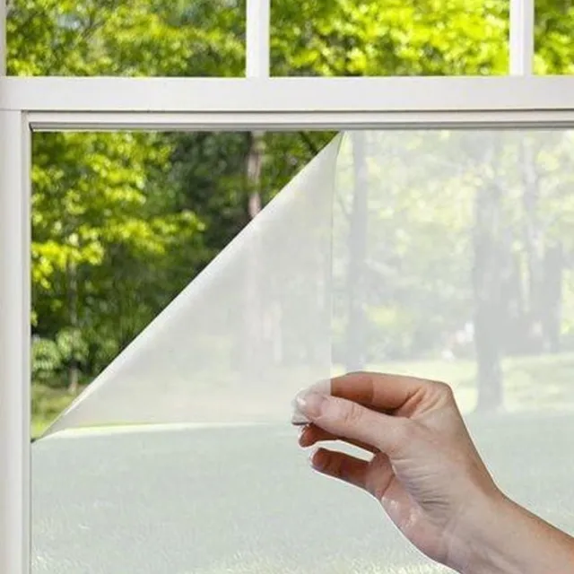 Koste Wat Kost Zelfklevende Raamfolie voor privacy en zonwerend - Statisch | 58x200cm Matte plakfolie - Zelfklevend - UV werende glas folie voor het raam