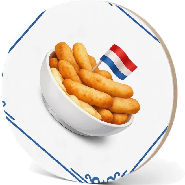 Mr Cadeautjes MDF fotolijst - design Keukenhumor rond een andere populaire snack, met eenzelfde p | cadeau Wit