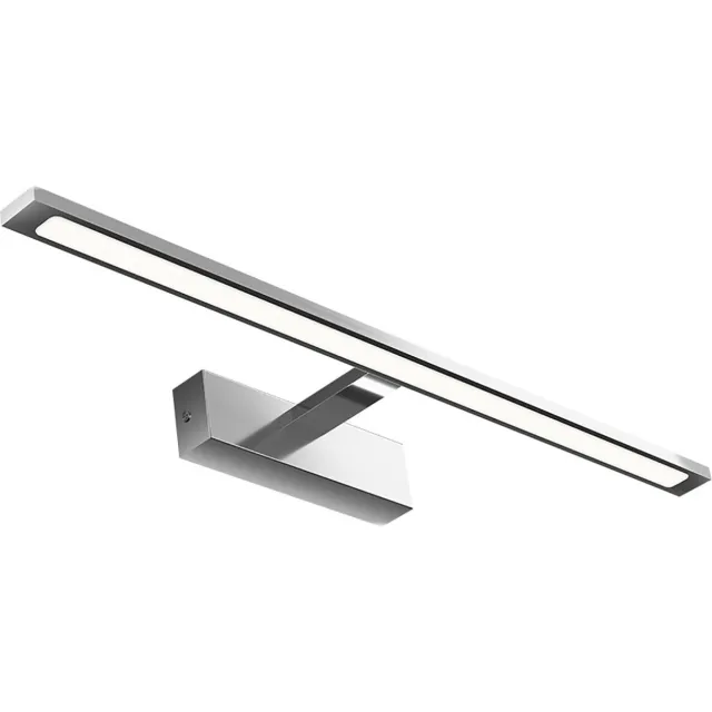 BES LED LED Spiegellamp - Brinton Armin - 12W 900lm - Aanpasbare Lichtkleur CCT - IP44 - Rechthoek - Chroom
