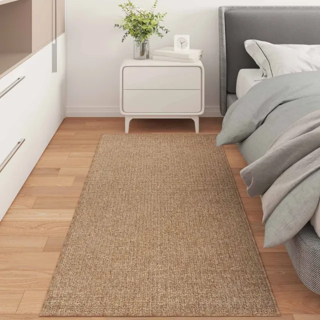 vidaXL Binnen- en buitentapijt AGIRA Naturel 150 x 80 cm Polyester, foto 2
