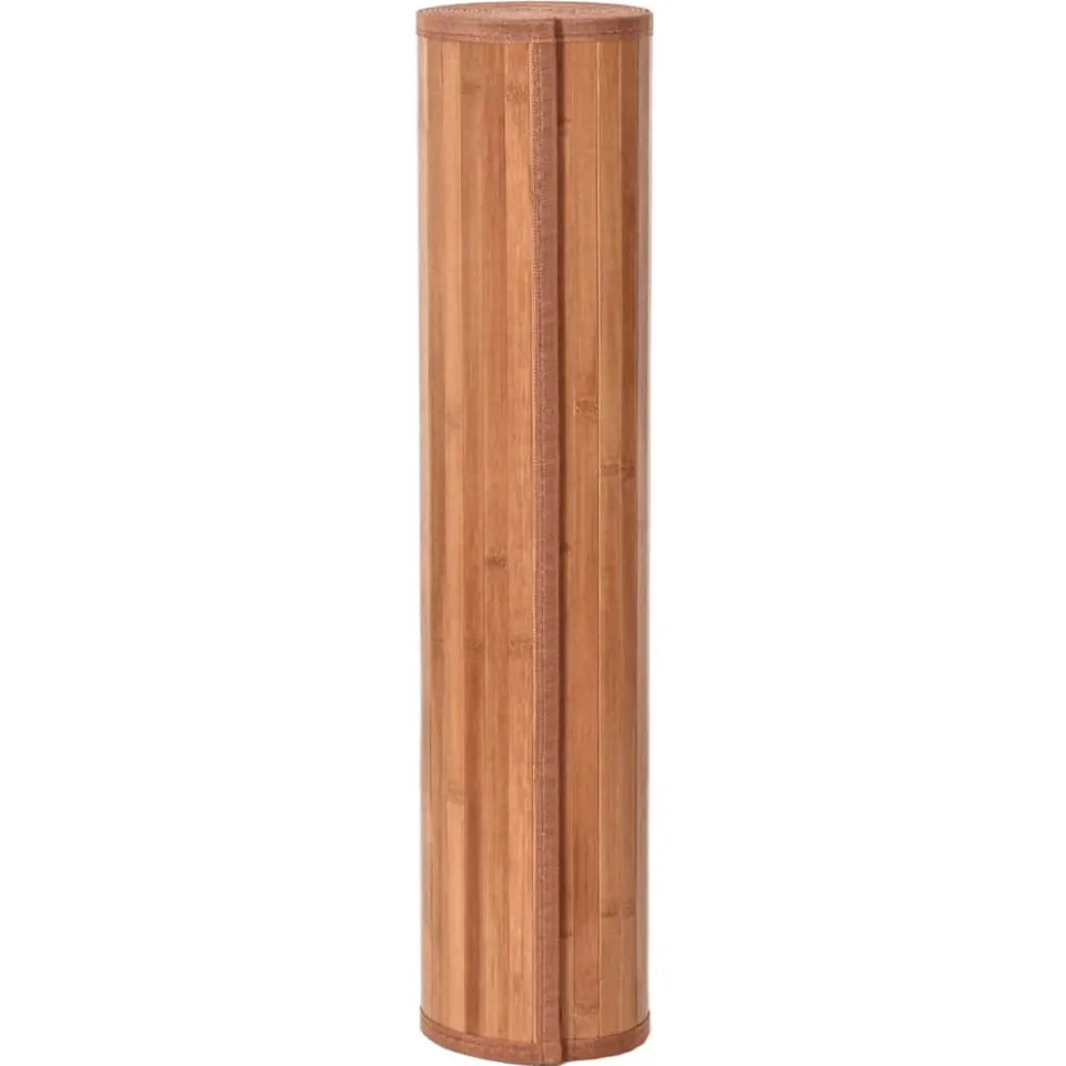 vidaXL Vloerkleed rechthoekig 70x500 cm bamboe bruin
