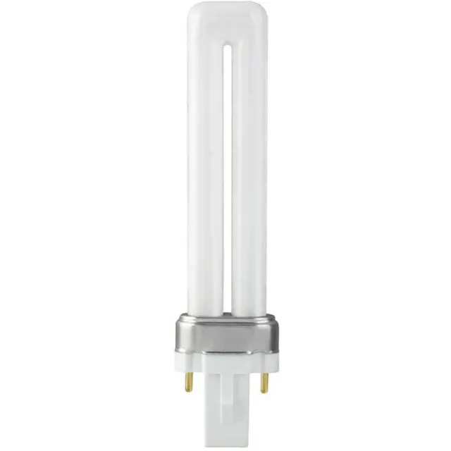Schiefer Lamps (SL) PL-S 7W 2-Pins G23 - 830 Warm Wit Licht (3000K) - 24.5x134.5mm - G23 Spaarlamp 7 Watt