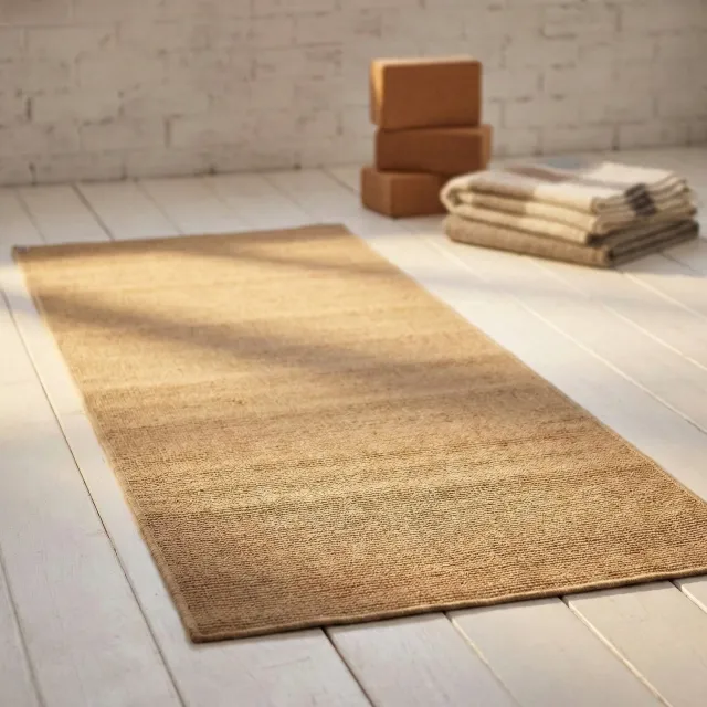 Yogistar Yogateppich yoga rug - Jute bruin