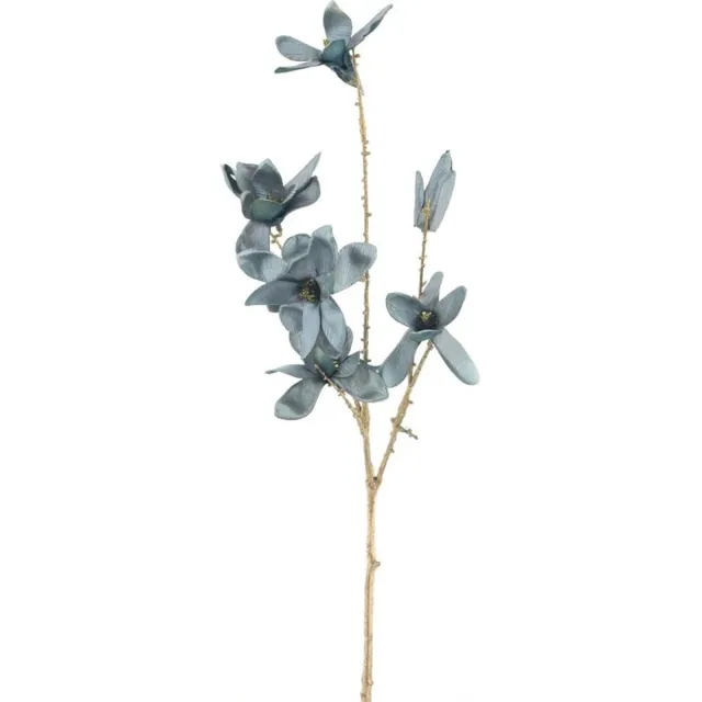 Buitengewoon Boet Magnolia spray ardesio groen 74 cm kunstbloem Buitengewoon de Boet