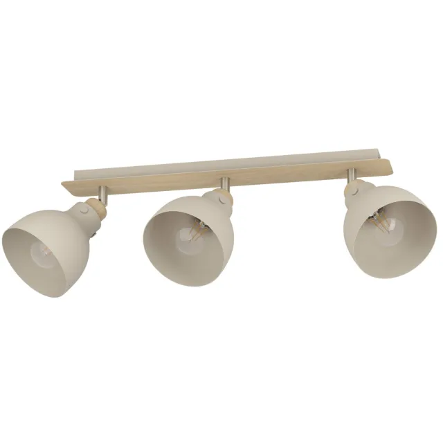 EGLO Arrecife Spot - E27 - 74,5 cm - Bruin|Beige - Staal Bruin;Nikkelmat;Zand;