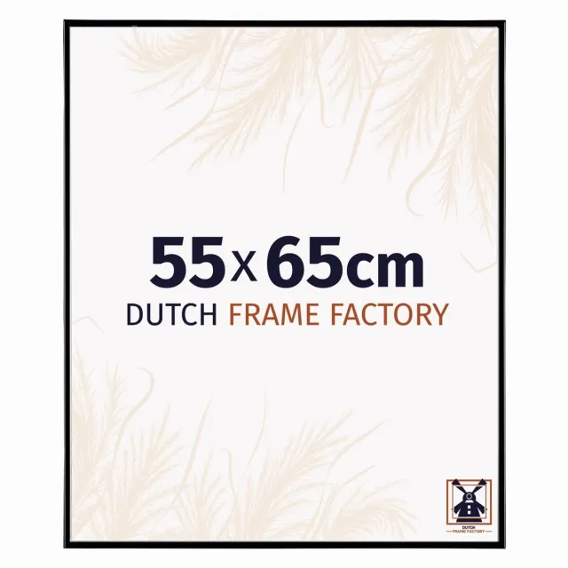 Dutch Frame Factory Fotolijst 55x65 cm - Kunststof - Zwart Hoogglans - Easy