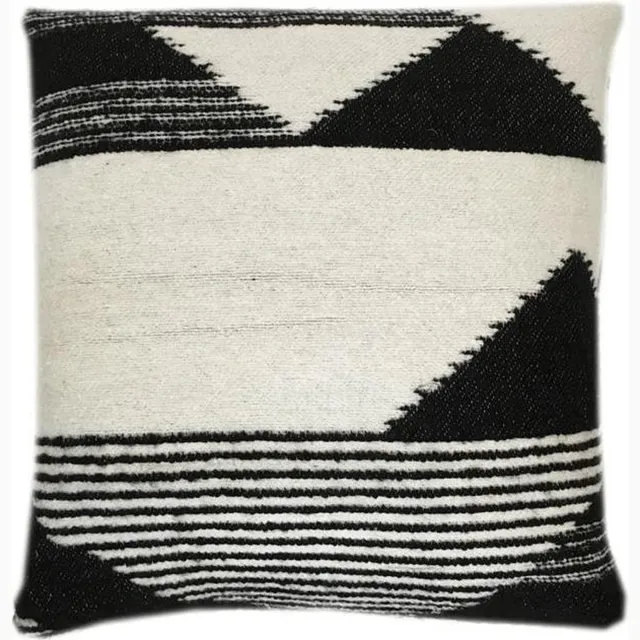 Malagoon Nomad black cushion Wit,Zwart