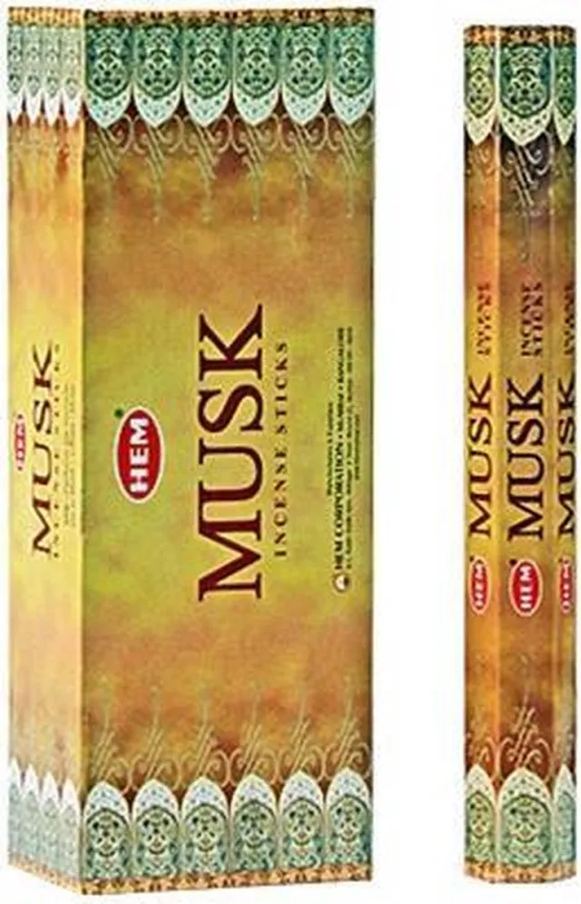 HEM Wierook - Musk - Slof (6 pakjes/120 stokjes) Multicolor