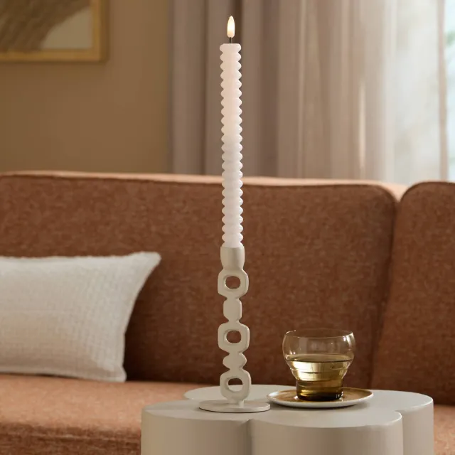 NOUS Living kandelaar Aurora off white